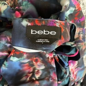 Bebe flower jumpsuit